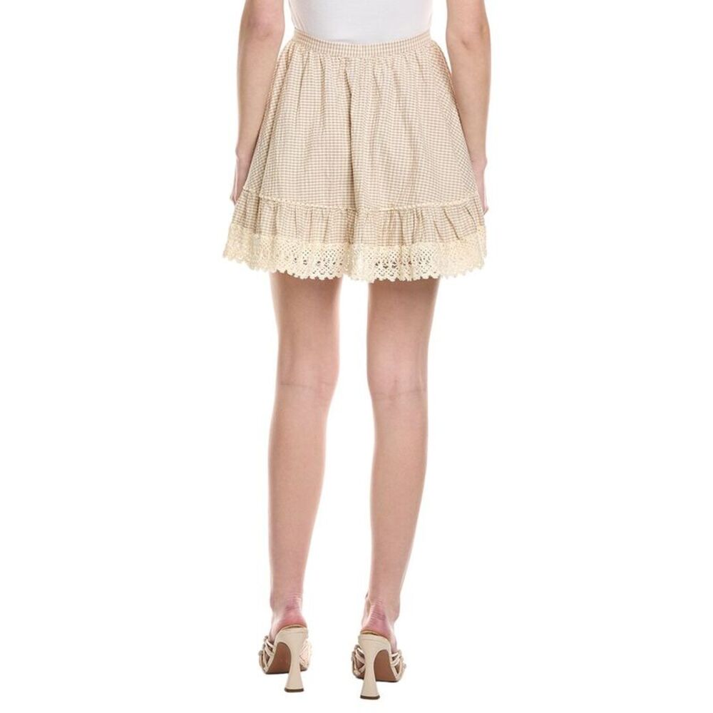Avantlook Womens Mini Skirt, Brown - Picture 2 of 3